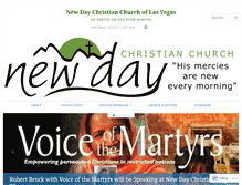 Tablet Screenshot of newdaychristianchurch.com